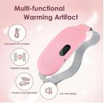 product_image_name-Generic-Portable Multi-functional Abdomen Warming Artifact - Menstrual Pains Massager Belt - Pink-2