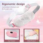 product_image_name-Generic-Portable Multi-functional Abdomen Warming Artifact - Menstrual Pains Massager Belt - Pink-3