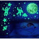 Generic Luminous Star Astronaut Shape Wall Sticker, Bedroom Background Decoration,Boys' Room Decoration Stickers - image 8