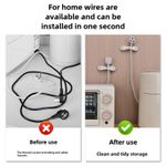 product_image_name-Gm-Household cable organizer and cord winder, traceless plug holder and power cord management device, suitable for kitchens, bathrooms, living rooms, etc.-3