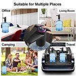 product_image_name-Generic-Electric Pump Dispenser 5 Gallon Rechargeable Water Deluxe Black-2