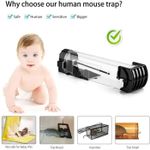Generic One humane mouse trap, reusable live mouse trap, professional and efficient mouse catcher