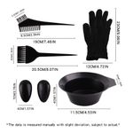Generic 7Piece Hair Dye Brush and Bowl Set – Professional Coloring Kit - image 5