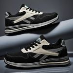 product_image_name-KANGERDUN-Casual and sport running shoes, low-top canvas sneakers-Black-5
