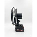 Generic Mini Rechargeable Lithium Fan - Black - image 2