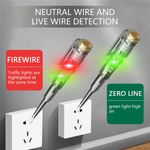 Generic Intelligent Voltage Tester Pen AC Non-contact Induction Test Pencil Voltmeter Power Detector Electrical Screwdriver Indicator - image 3