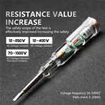 Generic Intelligent Voltage Tester Pen AC Non-contact Induction Test Pencil Voltmeter Power Detector Electrical Screwdriver Indicator - image 4