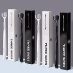 White Label 4Pcs 360° Three-Sided Toothbrush – Soft Bristle Toothbrush for Adults
