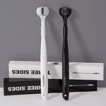 White Label 4Pcs 360° Three-Sided Toothbrush – Soft Bristle Toothbrush for Adults - image 3