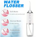 product_image_name-Generic-Portable Oral Irrigator Cordless Water Flosser Dental Water Jet Tools Pick Cleaning Teeth Electric Dental Irrigator - 4 Nozzles,220ML-2