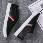 product_image_name-Banagat-Men's Comfortable Casual Sneakers Sport Skateboard Shoes Black Lace Up-5