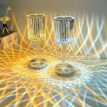 Generic 2025new LED Crystal Table Lamp Touch Remote Control Acrylic Night - image 4