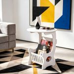 Generic Living Room Mini Small Round Table Creative Minimalist Bedside Table - image 3