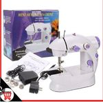 AD Portable Mini Manual  Sewing Machine  - Multicolour