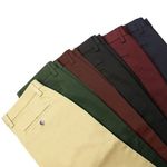 6 - Piece Slim Fit Chino Trousers - Multicolour