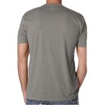 product_image_name-White Label-Round Neck Short Sleeve T-Shirt - Grey-2
