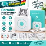 Prince Shave Portable Mini Printer – Bluetooth Thermal Printer for Photos, Notes & Labels