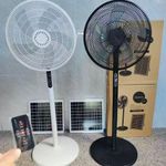 Rechargeable solar fan