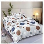 Spice Bedsheets Queen Size Bedsheet-4 pieces- Grey 