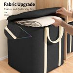 Generic Extra Large Foldable Clothes Storage Bag,60×50×71cm,Space Saver Storage Box - image 3