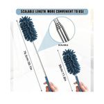 ShebSheb Car Interior Duster with Extension Pole, 11.8" to 30.5" Retractable Dusters Auto Dash Cleaning Tool - image 2