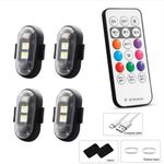 Generic 4 lights, 1 remote control - LED wireless warning light for airplanes and helicopters