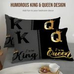 Generic Four-piece bedding set with a crown pattern - image 3