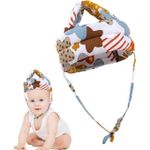 Generic Baby Anti-Fall Head Protection Headgear – First Steps Safety Cushion - Multicolour - image 3