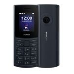 product_image_name-Generic-Nokia 110  - Dual SIM - 1.77 inches - Bluetooth FM Radio , MP3 Player, 4MB - 4MB RAM - 800 mAh - Black/ Charcoal-1