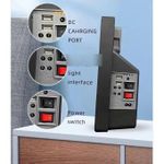 product_image_name-Generic-Solar Rechargeable Portable 10'' Television with Bulbs- black-4