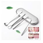 product_image_name-Genetic-Tongue Cleaner Tongue Scraper Set- Silver-1