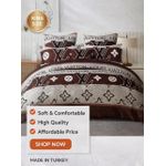 OMAMA HOME TEXTILE 1 King Size Cotton Bedsheet, 3 Pillow Cases
