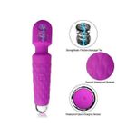 product_image_name-Generic-20 Mode Powerful Rechargeable Magic Wand Vibrator Bullet Vibrator G Spot Vibrator Vagina Sex Toy-4