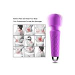 product_image_name-Generic-20 Mode Powerful Rechargeable Magic Wand Vibrator Bullet Vibrator G Spot Vibrator Vagina Sex Toy-5