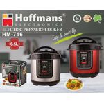 product_image_name-Hoffmans-High Quality LED Display 14 in 1 Electric Pressure Cooker 6.5L Black/Silver -1