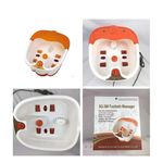 product_image_name-Spa Care-Professional Pedicure  Massager Bowel - Footbath/Deep Feet Cleansing Bowel - White/Orange -2