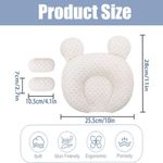 Generic Baby Head Shaping Pillow, Flat Head Prevention Memory Foam Infant Pillow - image 5