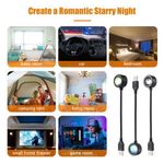 Generic Sunset Lamp Colorful Light Projector 360°Rotatable - Red - image 4