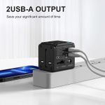product_image_name-Generic-1PCS Worldwide Universal Travel Socket Adapter,USB Charger,Socket Converter,Power Socket Travel Goods-4