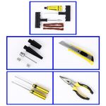 Generic Car 12V Portable Inflatable Cylinder Pedal Pointer Air Pump with Light & Tool Box - image 2