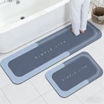 product_image_name-EiFESS-Kitchen Mat Waterproof Mat Home Mat Entrance Mat Carpet Non-Slip Antifouling Diatomite Bath Mat-4