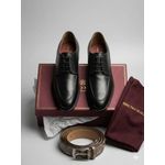 product_image_name-Generic-Men’s Black Leather Derby Shoes- Handmade in Italy Luxury-1