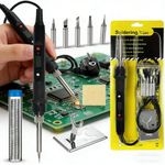 Generic Constant-Temperature Electric Solde-ring Iron Kit: Adjustable-Temperature Solde-ring Pen & Repair Tool - image 2
