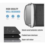 Generic Laptop Bag - Portable13" Tablet & Electronics Carrier with Crossbody Strap - image 2