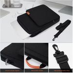 Generic Laptop Bag - Portable13" Tablet & Electronics Carrier with Crossbody Strap - image 3