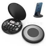 product_image_name-Generic-60W Multi functional fast Charging data Cable Storage kit box - BLACK-4