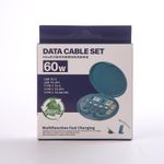 product_image_name-Generic-60W Multi functional fast Charging data Cable Storage kit box - BLACK-5