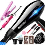 product_image_name-Hair Dryer-Professional Hair Dryer Set - Black-1