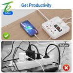 Generic Multi-functional high-power power strip with USB - image 3