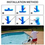 Generic 5 Section Pole Home Pool Pond Vacuum Suction - image 5